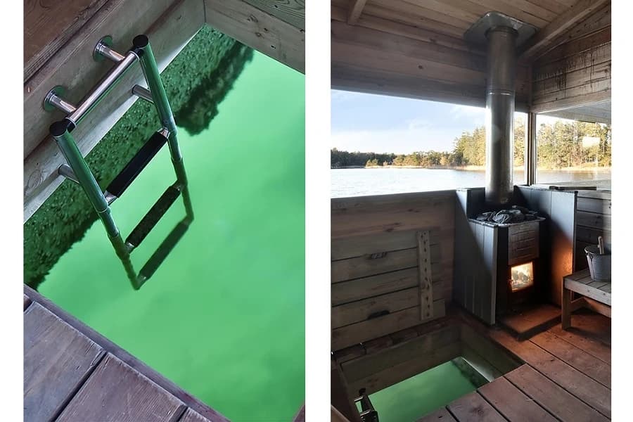 Floating Wood-Fired Sauna on Gällnö Island — Archipelago Sauna & Baltic Sea Plunge photo 3