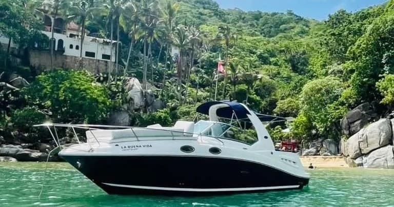 Explore Banderas Bay Aboard La Buena Vida: Premier Puerto Vallarta Boat Charter