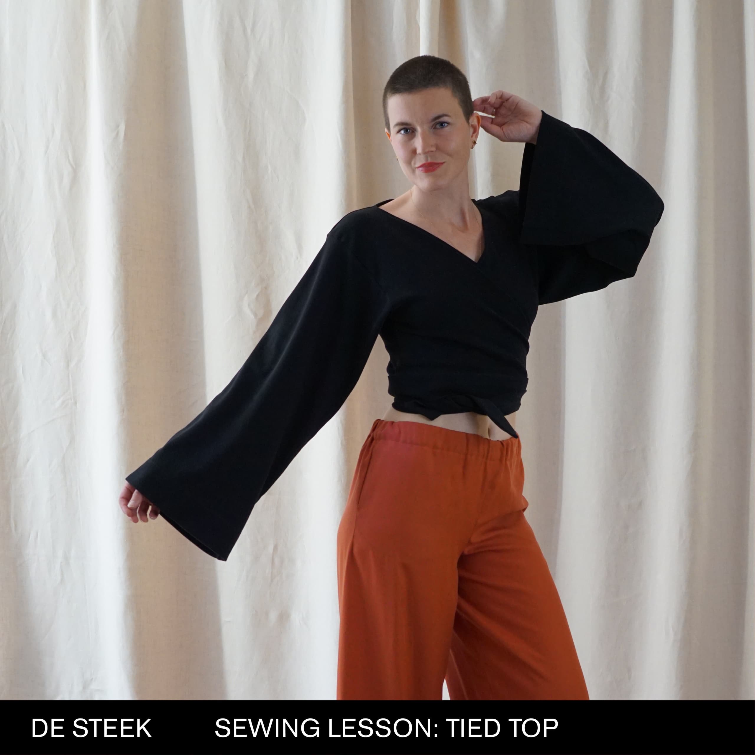 Outdoor Sewing Workshop at De Steek in Amsterdam West