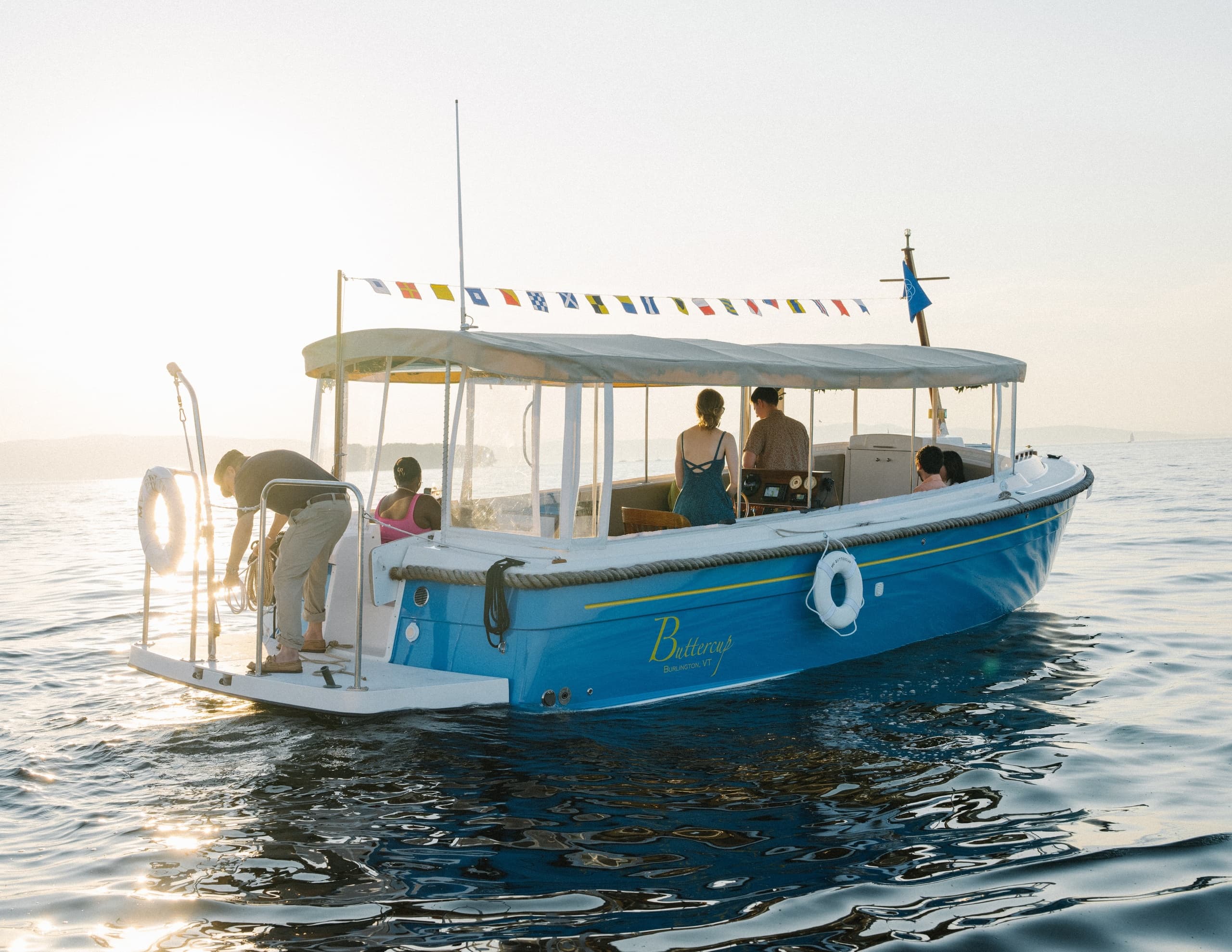 Lake Champlain Picnic Boat Cruise on Buttercup — Private BYO 2-Hour Tour from Burlington photo 2
