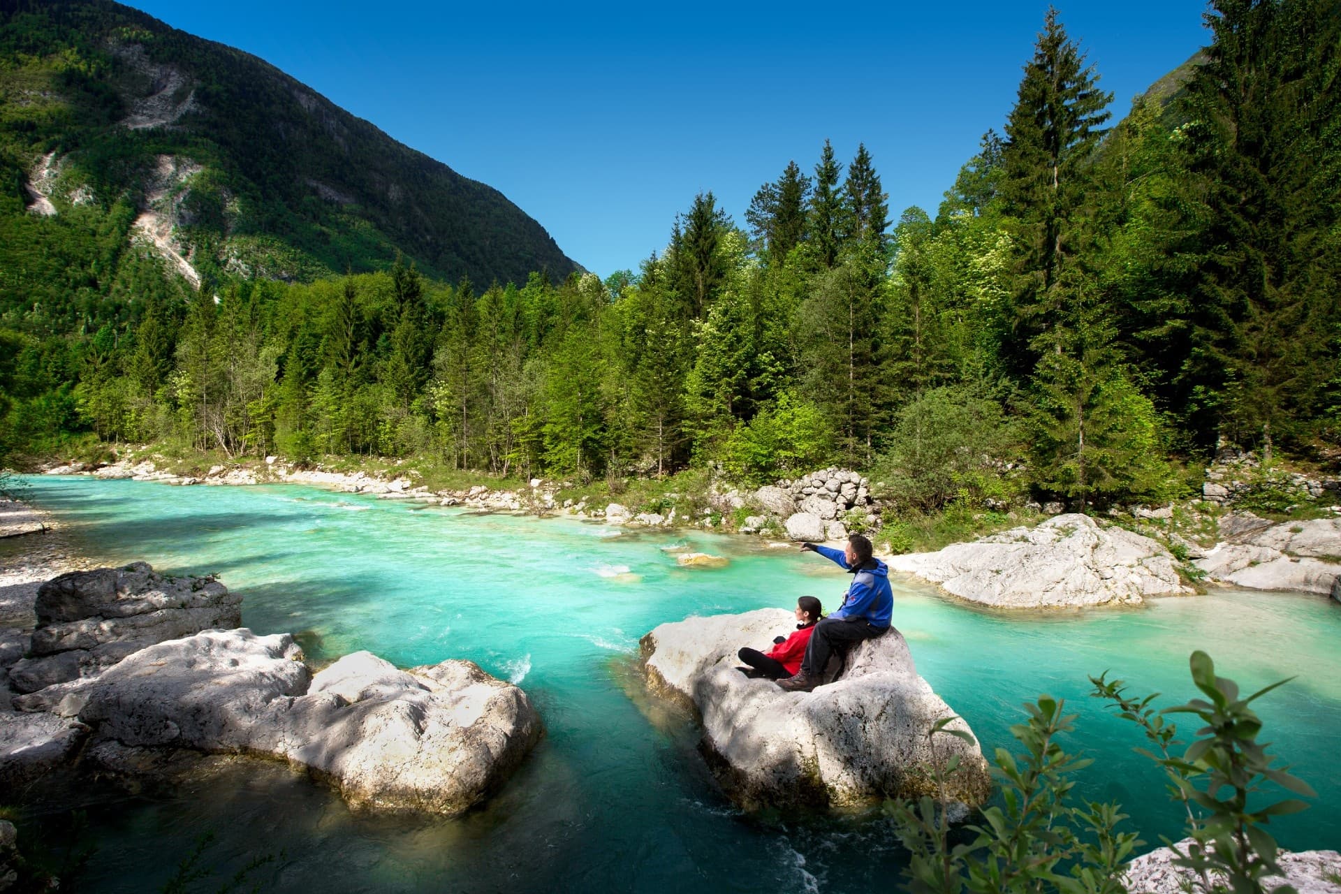 Soča River Valley in Triglavski Narodni Park: Emerald Waters and Alpine Canyons