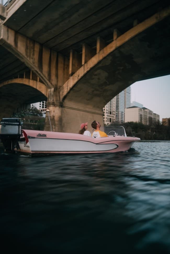 Gidget Retro Boat Sunset Cruise in Austin, Texas