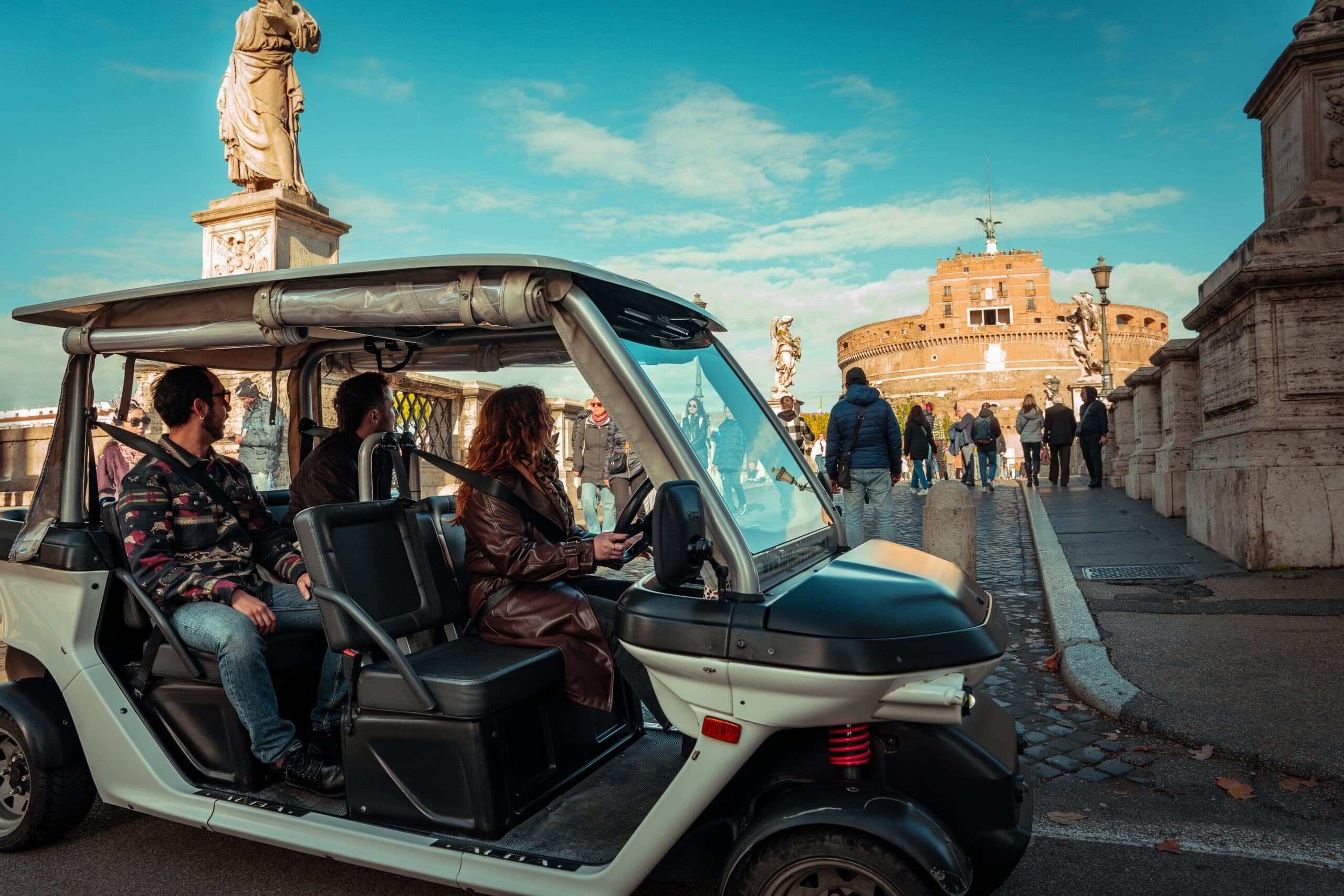 Rome in 90 Minutes: Private Golf Cart Tour Through Ancient and Baroque Sights photo 1