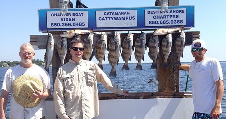 Inshore Bay Fishing with Destin Inshore Charters in Fort Walton Beach