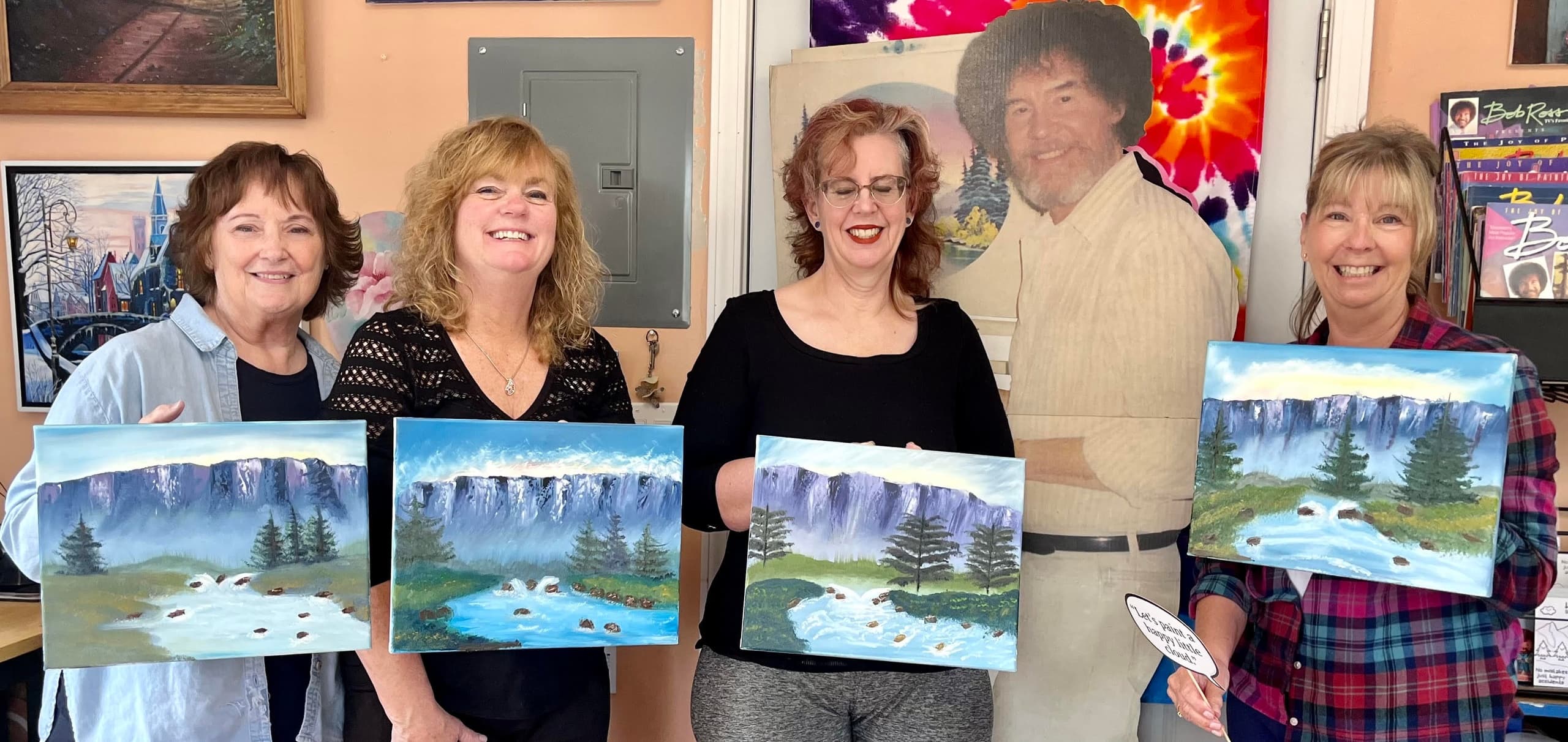 Paint Like Bob Ross: 2.5-Hour Beginners Landscape & Waterscapes Workshop on Stetson Drive photo 1