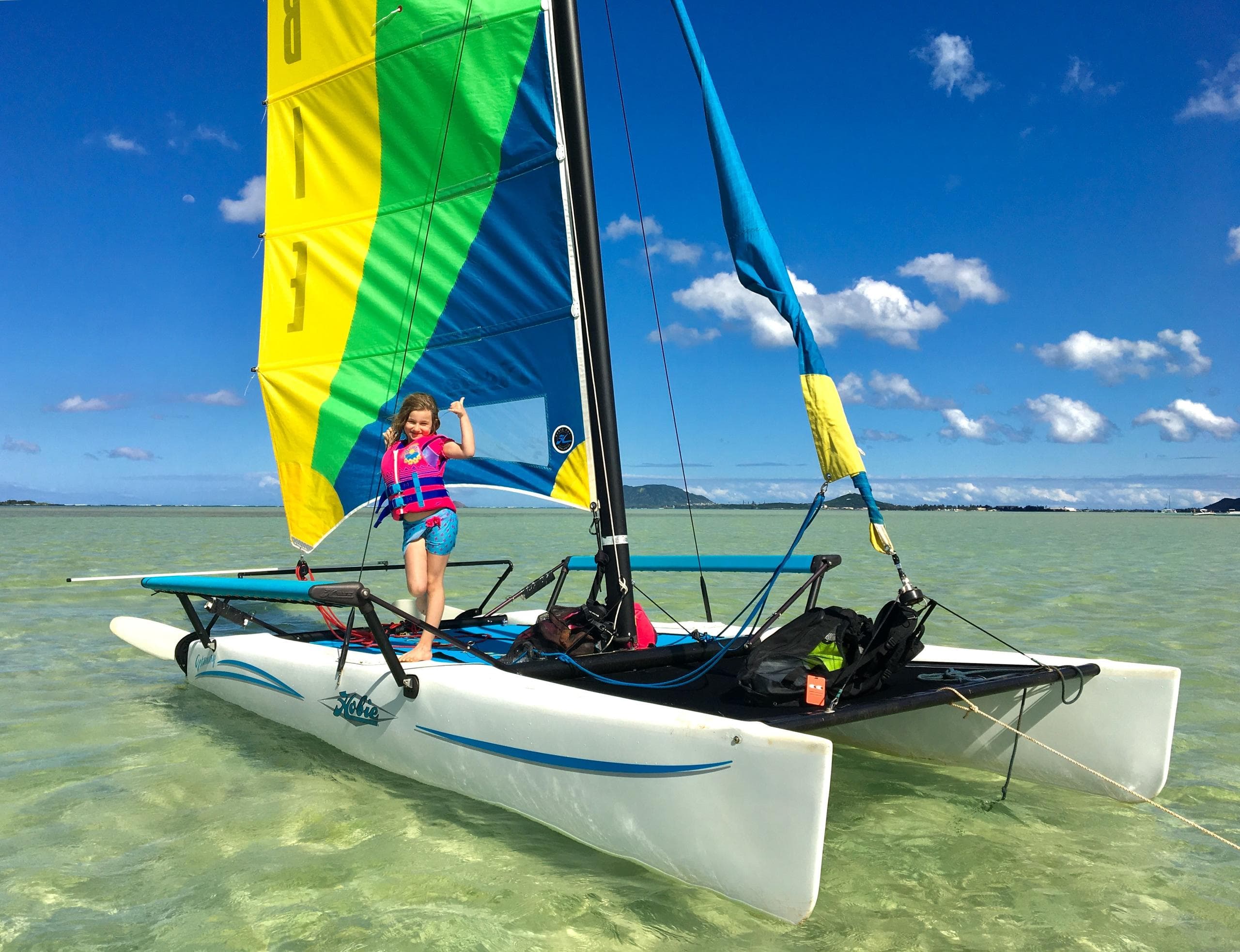 Hobie Cat Sailing Rental in Kaneohe, Hawaii