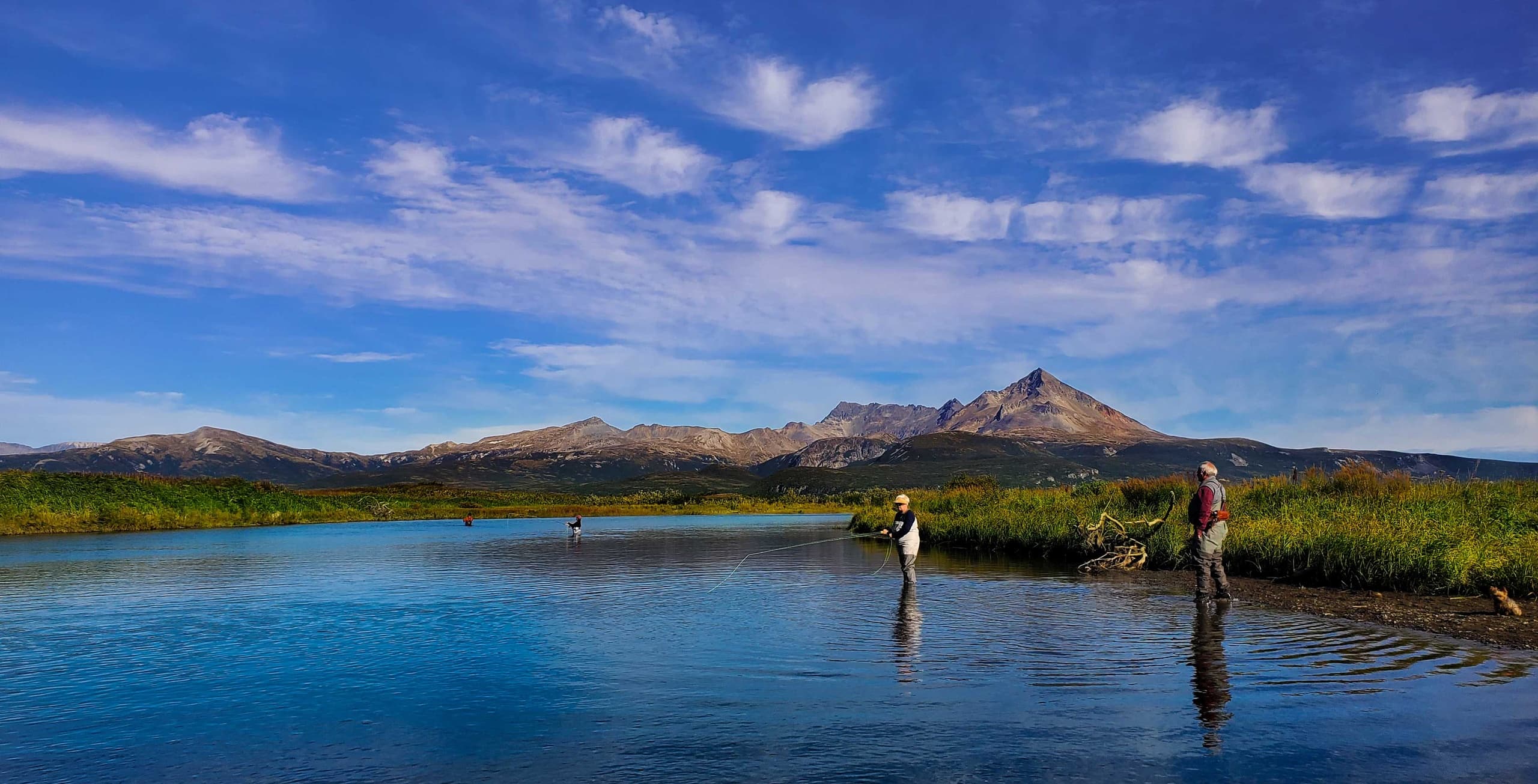 King Salmon Fly Fishing with Katmai Fishing Guides