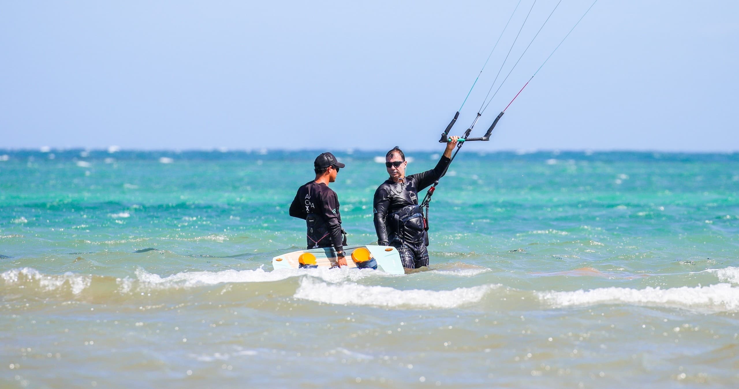 Group Kiteboarding Lessons with SUP Erie Adventures in Silver Creek