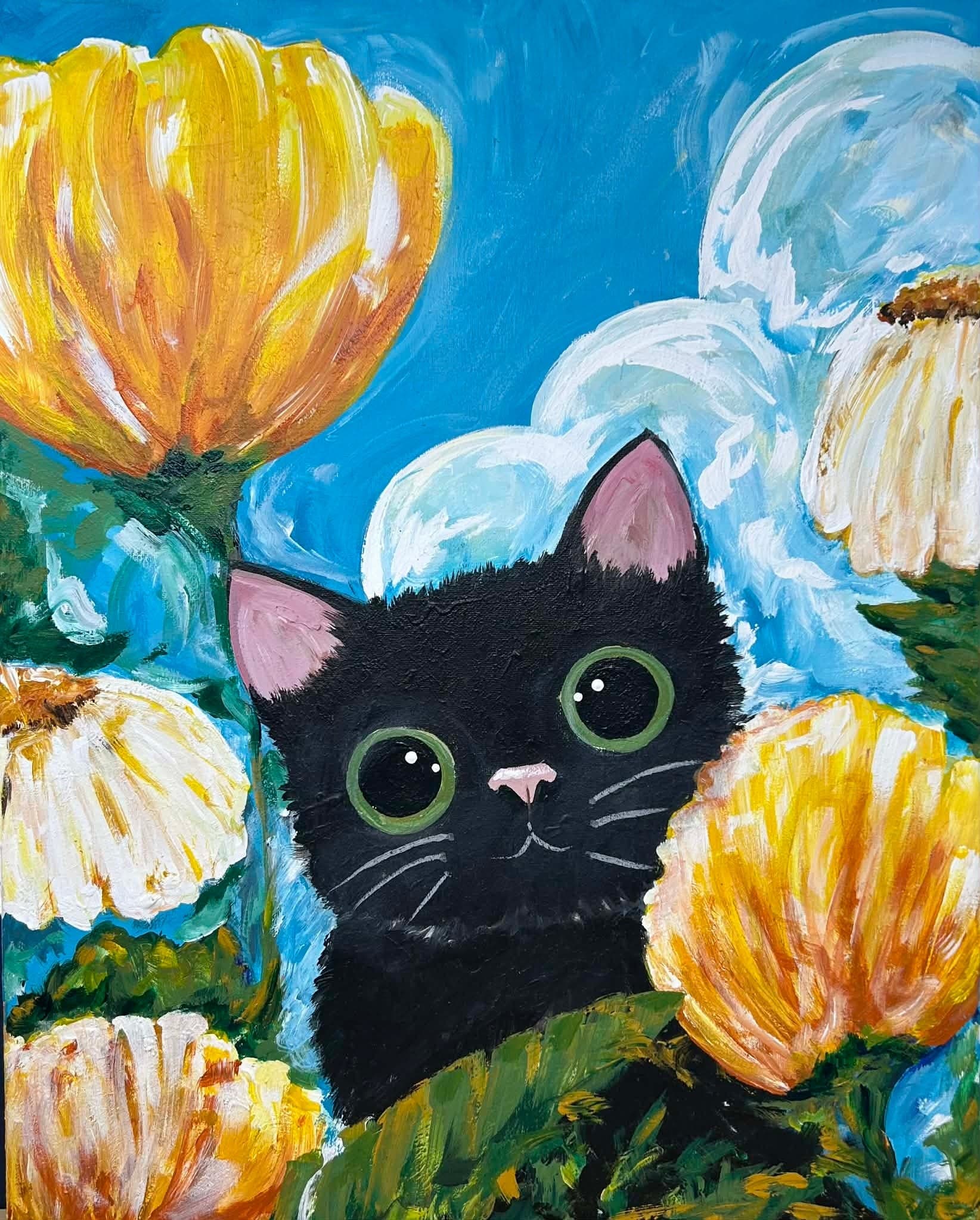 Paint Night: Cat-Themed Paint Your Pet Workshop in Glendale, AZ