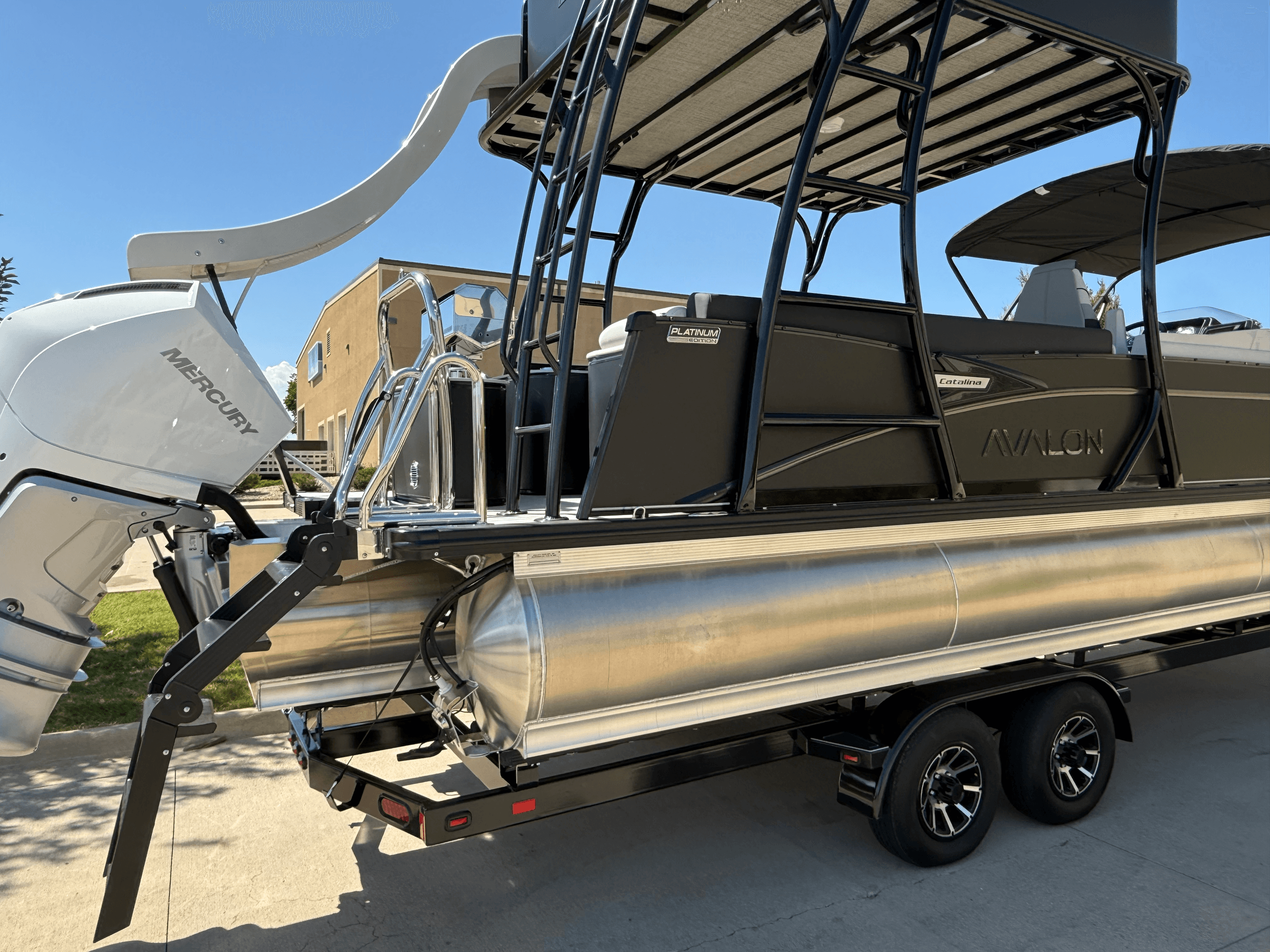 Giant Tritoon Fun at Boyd Lake: 16-Person Pontoon with Upper Deck and Waterslide photo 4