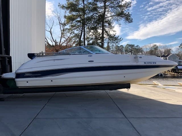 Experience Lake Gaston Watersports Aboard the Blue Chaparral 233 Sunesta Ski Boat