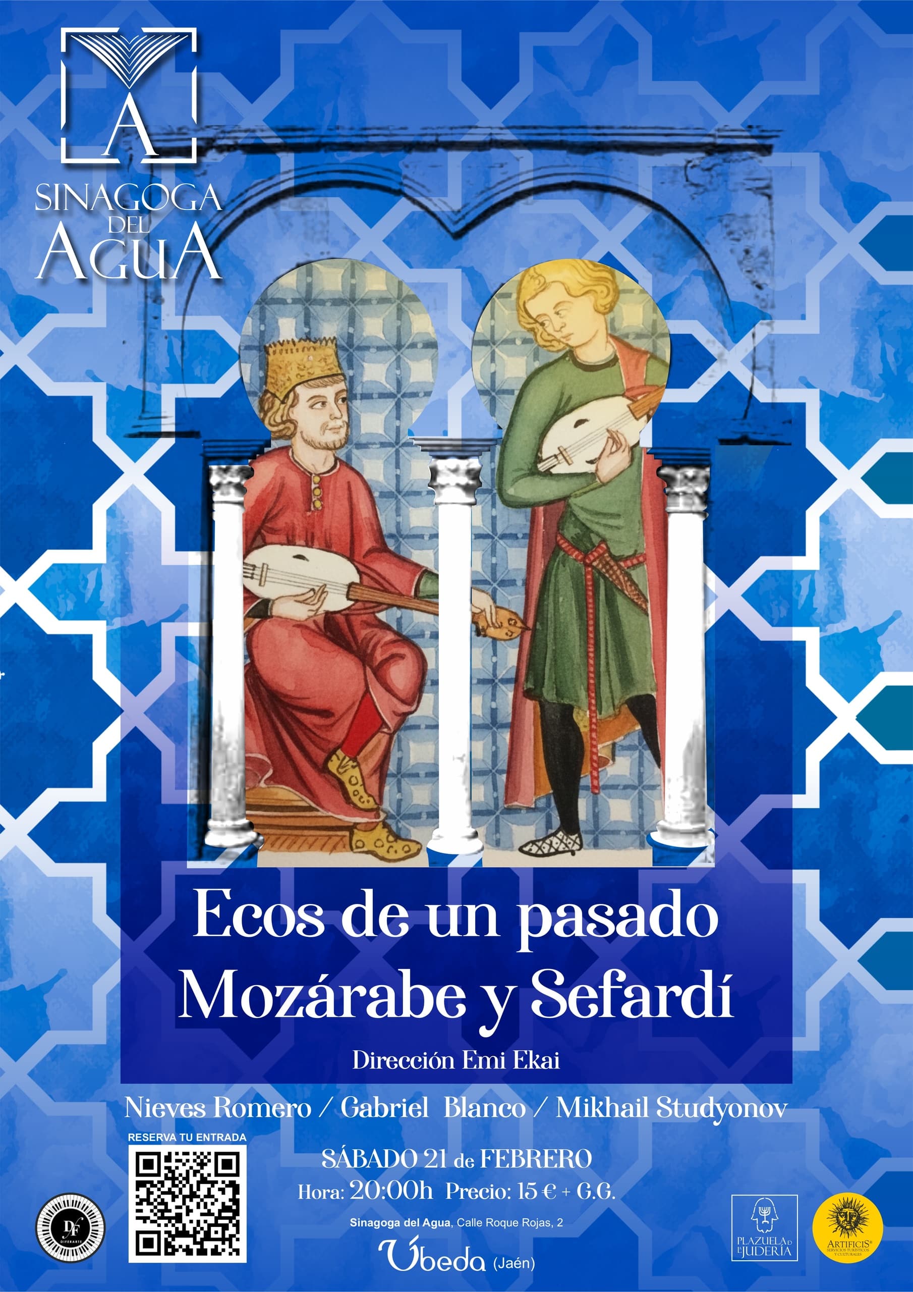 Ecos de un Pasado Mozárabe y Sefardí — Concierto audiovisual en la Sinagoga del Agua de Úbeda