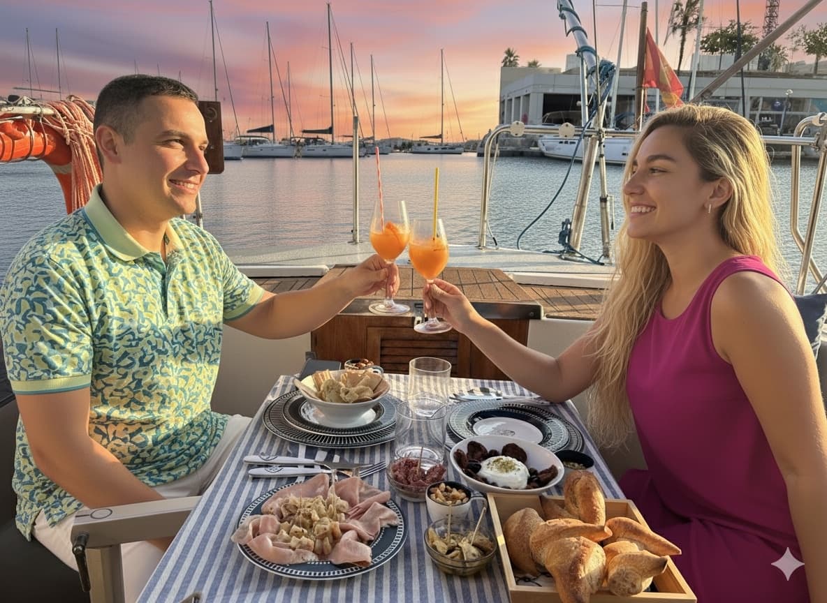 Pizza and Pint Sail: A Two-Hour Coastal Cruise from Barcelona photo 2