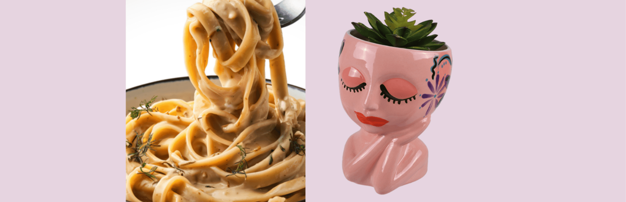 Paint & Pasta Night at Topolys Italian Restaurant — Funky Face Planter Workshop with Dinner in Tewkesbury