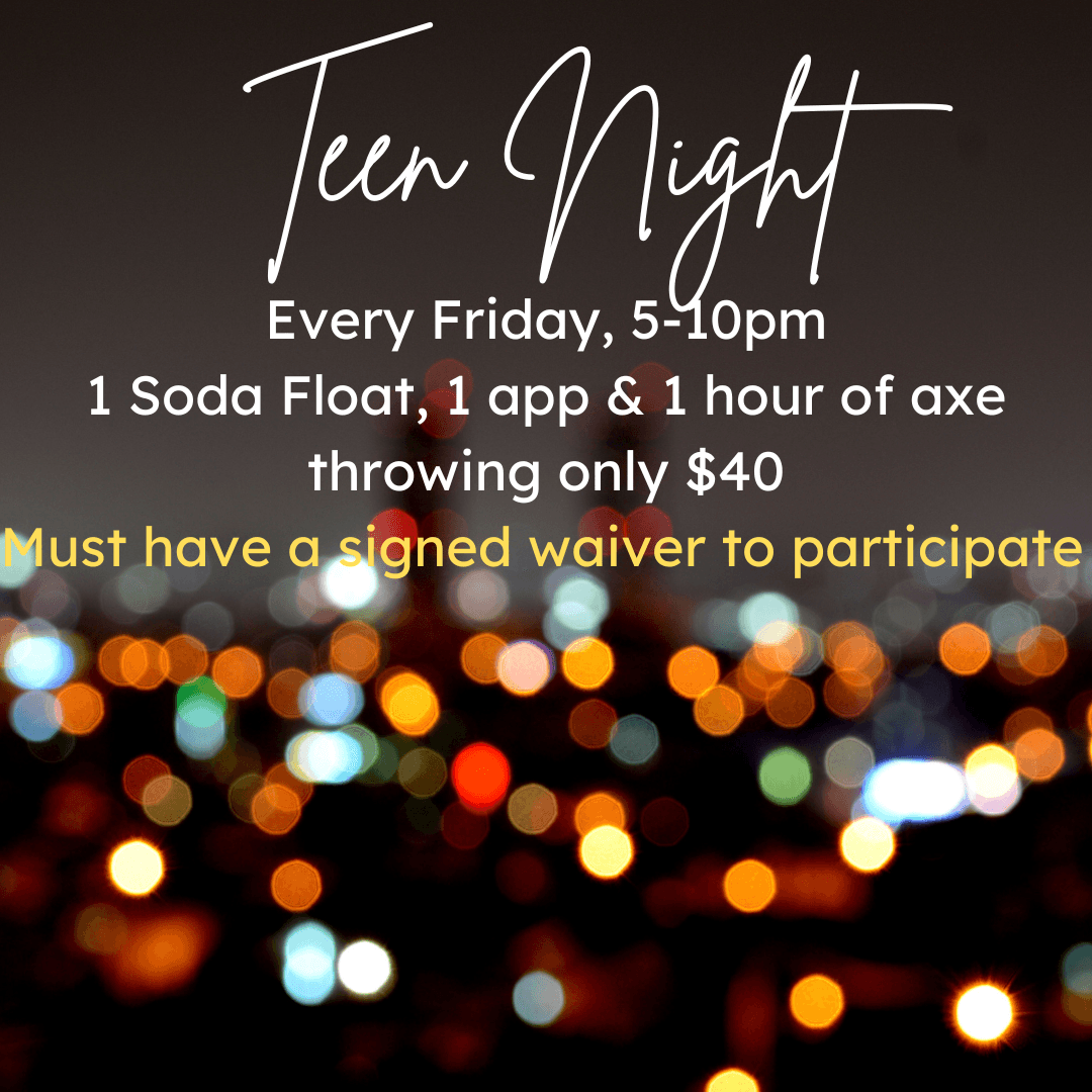 Unleash Fun at Teen Night & Friday Floats: Axe Throwing and Soda Floats in Front Royal, Virginia