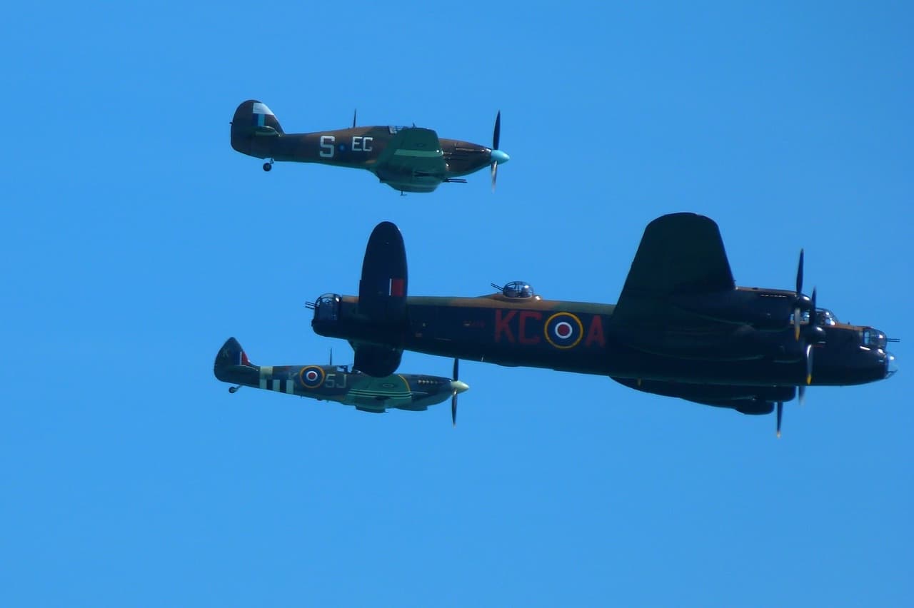 Aerial Adventures with VR Spitfire Wingman at Altitude Flight Simulation