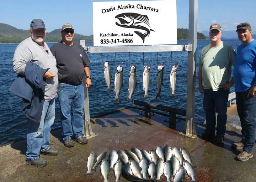 Salmon Charters with Oasis Alaska Charters in Ketchikan