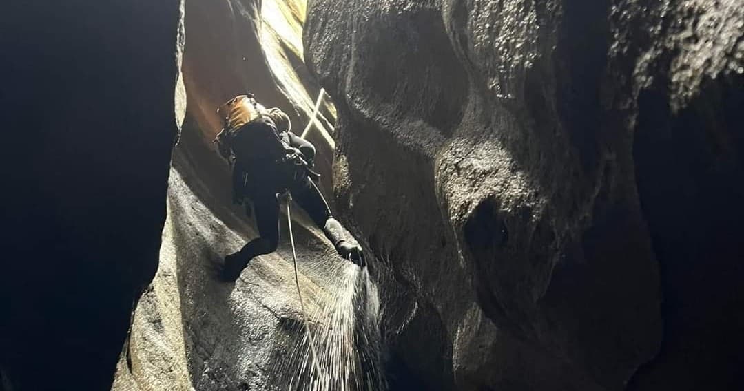 Water Dragon Canyon Abseiling with Wollemi Wanders