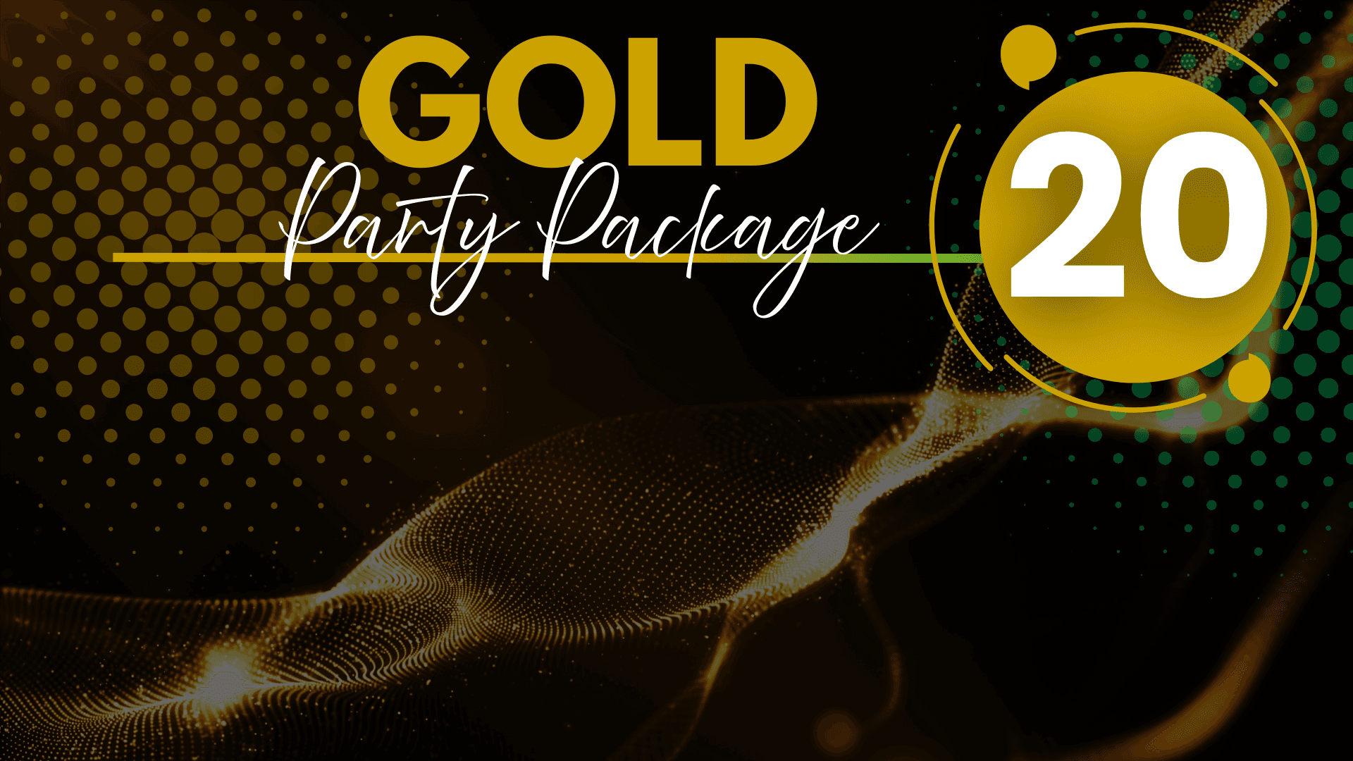Gold Gamer Party Package at Press Play Gaming Lounge