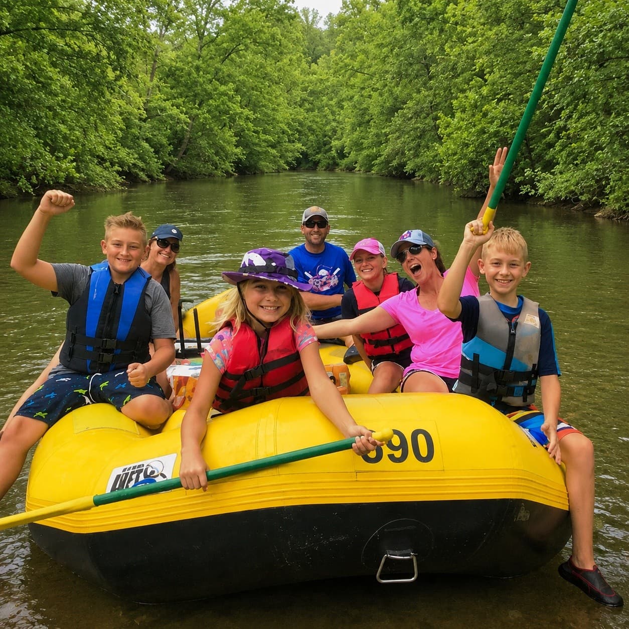Gentle Rafting on the Hocking River: Family-Friendly Float in Hocking Hills