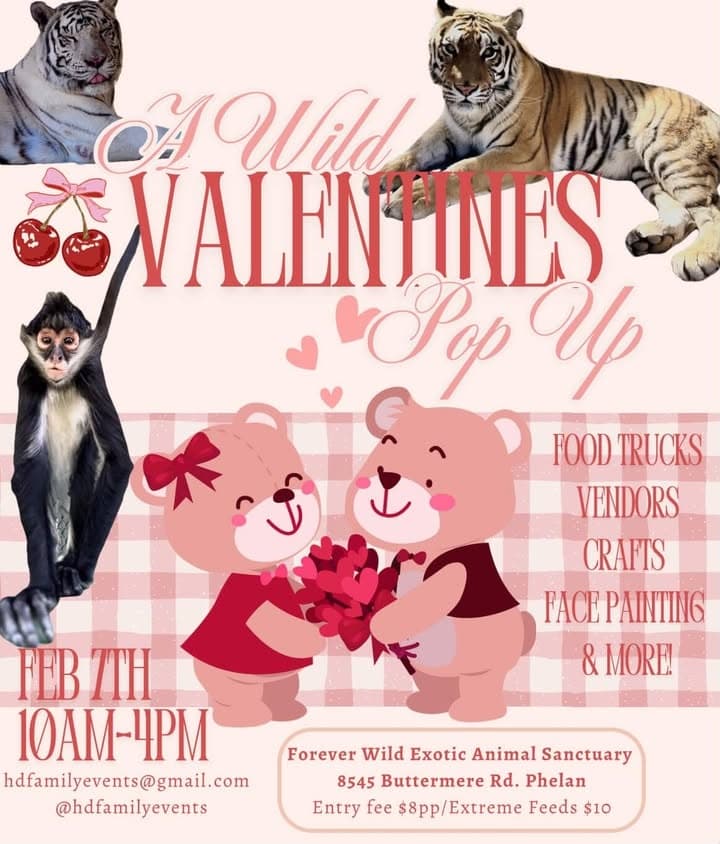 Valentine's Day at Forever Wild: Exotic Animal Meet-and-Greets and Feeds