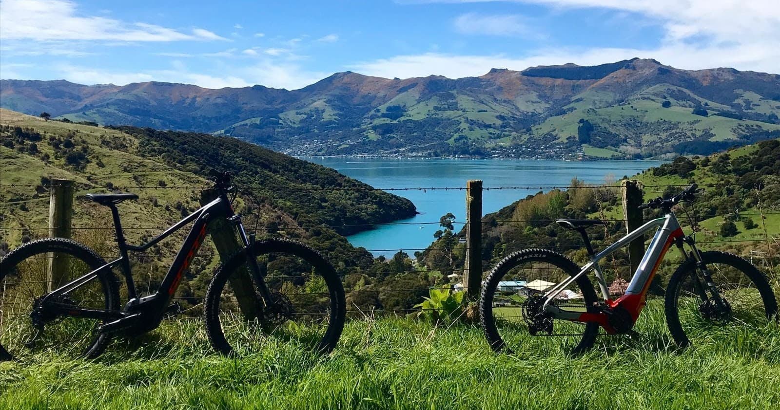 Self-Guided Ebike Rentals with Akaroa Guided Kayak Safari