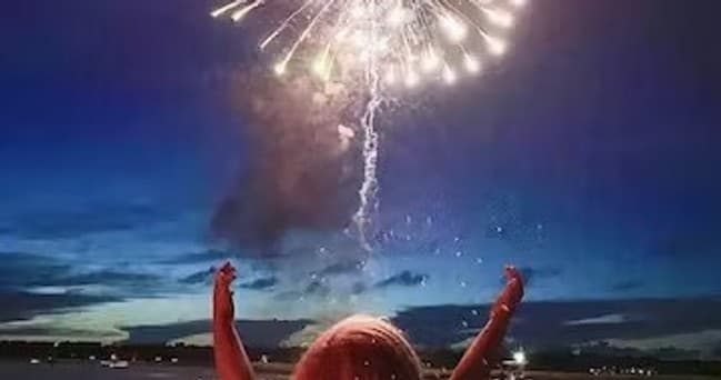 Hilton Head Dolphin Watching & Fireworks Tiki Boat Tour
