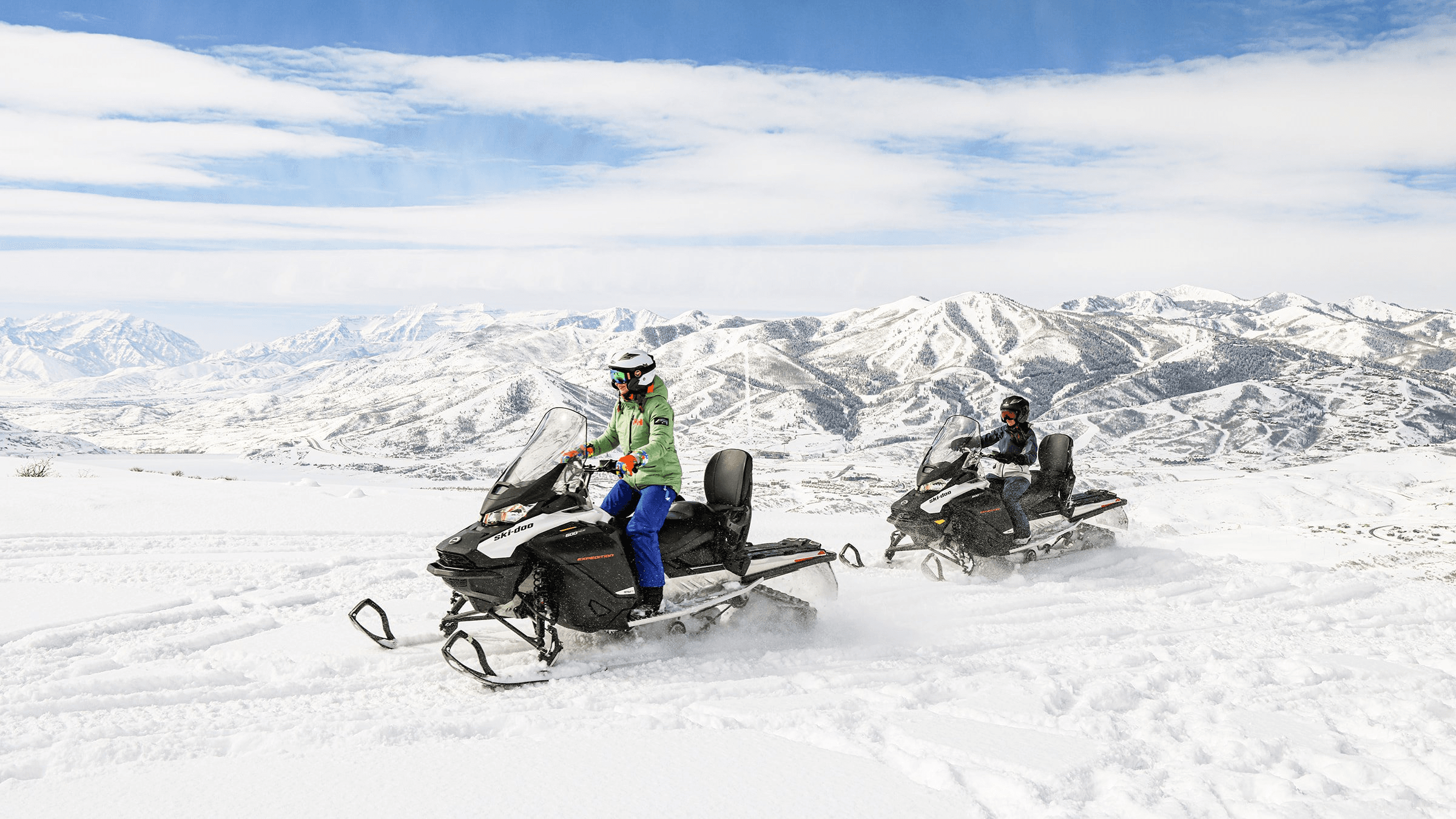 Standard Snowmobile Tour in Scenic Peoa, Utah