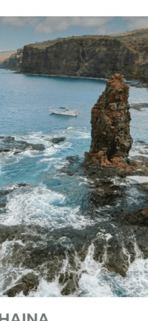 Private Charter Boat Tour from Lahaina to Lanai