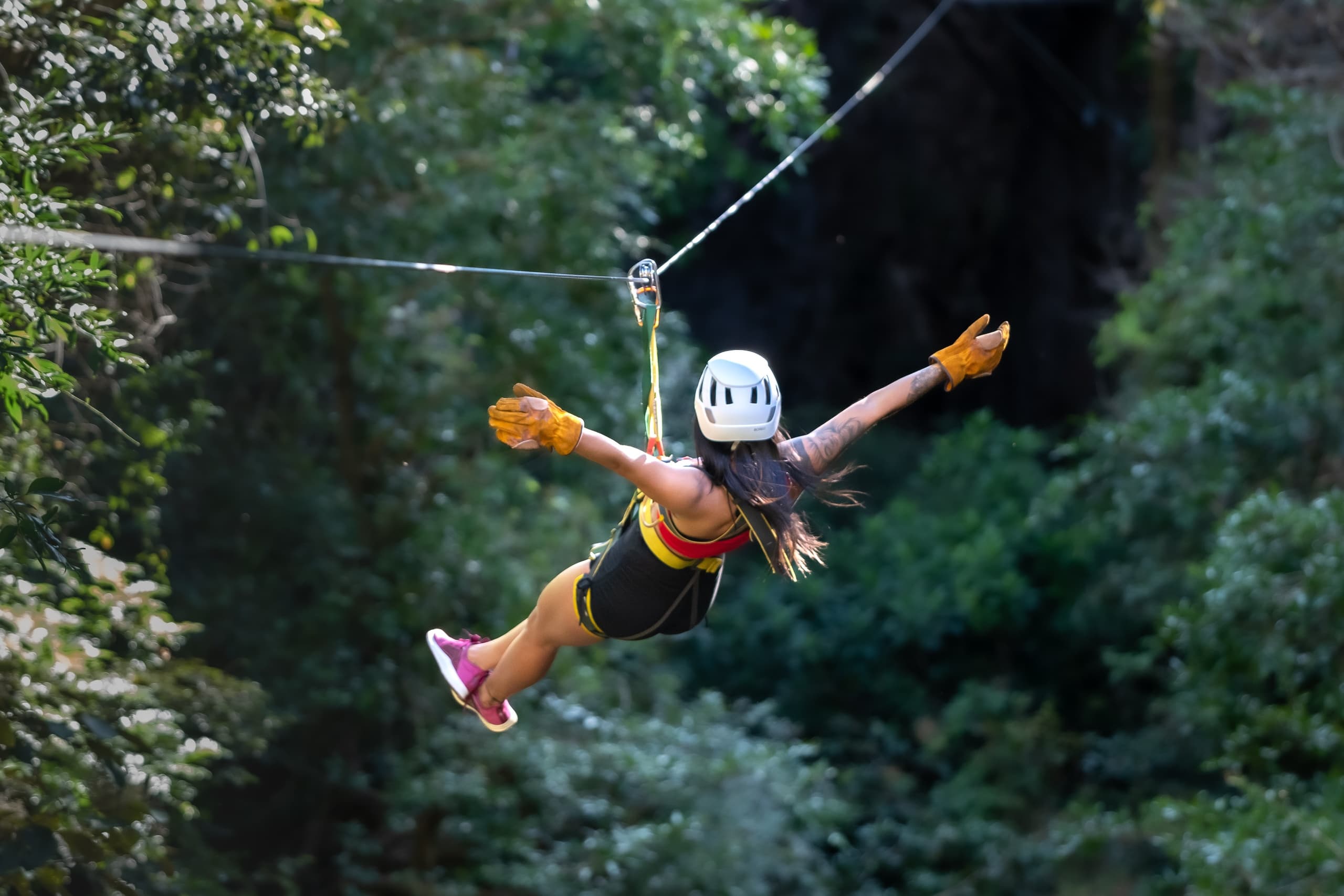 Zip Line Adventure at Hacienda Guachipelin, Guanacaste