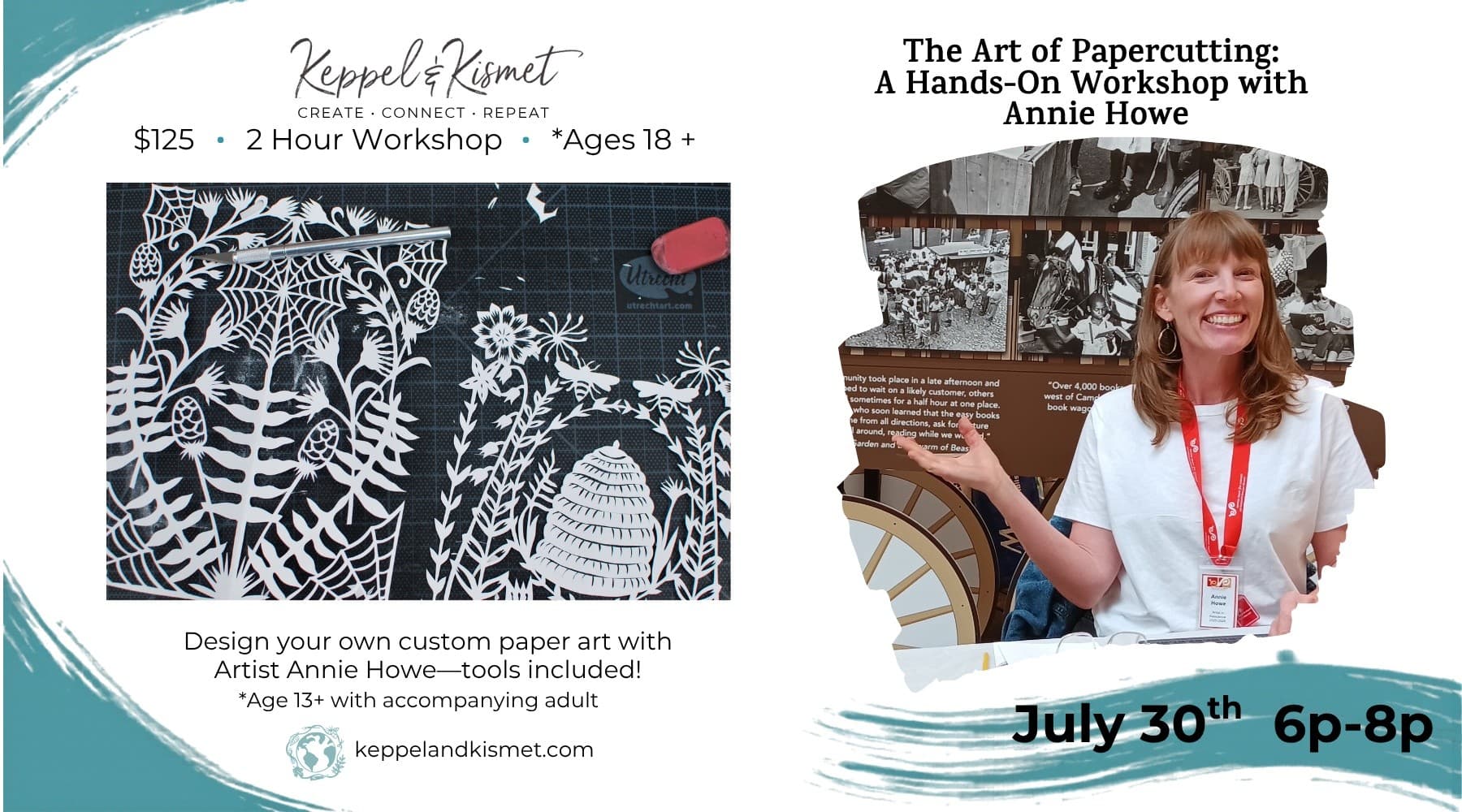 Paper Precision in Baltimore: Hands-On Papercutting Workshop with Annie Howe