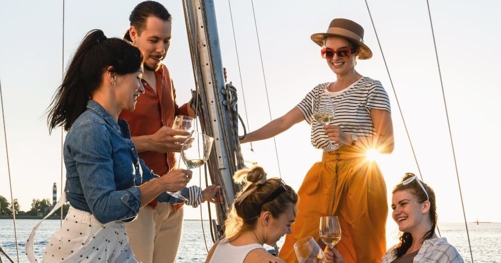 Two-Hour Private Yacht Charter on a 45' SEA RAY in San Diego