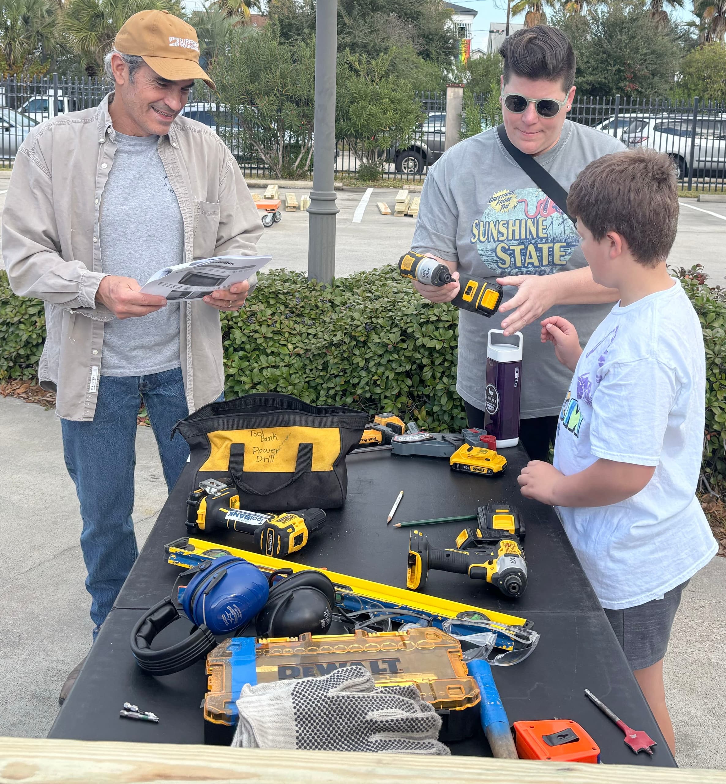 Galveston Picnic Table Build-Off: Volunteer with ToolBank and Boy Scouts