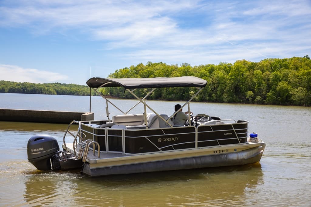 Black Sweetwater Fishing Pontoon in Murray, Kentucky