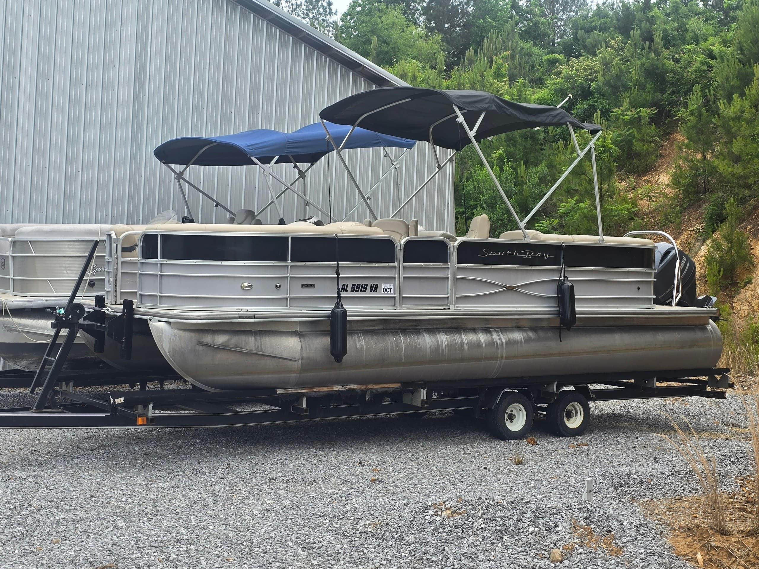 Lay Lake Pontoon Rental: 24' Tritoon for Groups on Paradise Point Marina