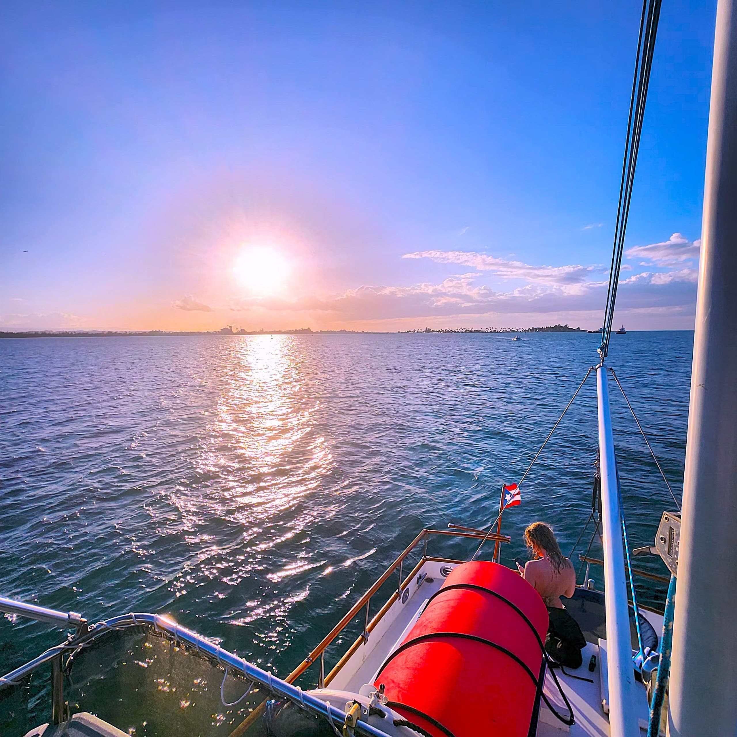 Sunset Karaoke & Swim: Bareboat Cruise Through San Juan Bay photo 3