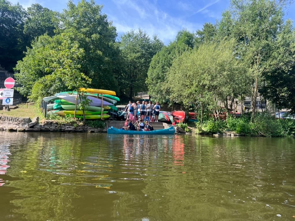 Canoe Adventure with Weilburger Touristikbetriebe on the Lahn River