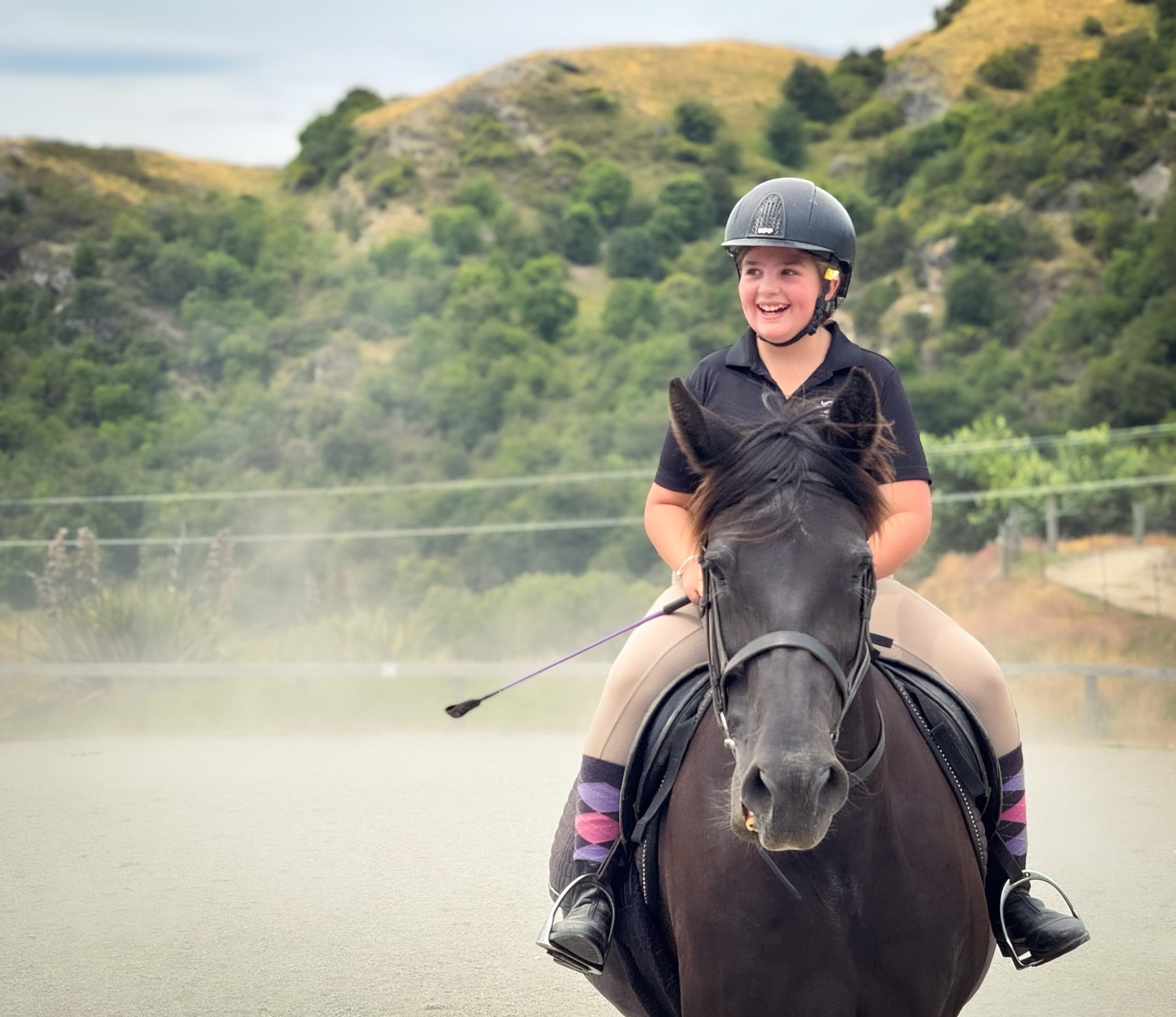 Horseback Riding Lessons at A M Equestrian Near Queenstown