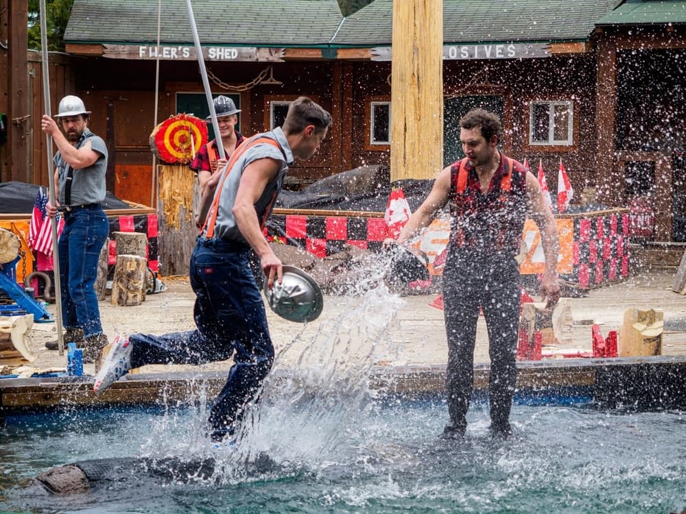 Great Alaskan Lumberjack Show - Port of Ward Cove fleet