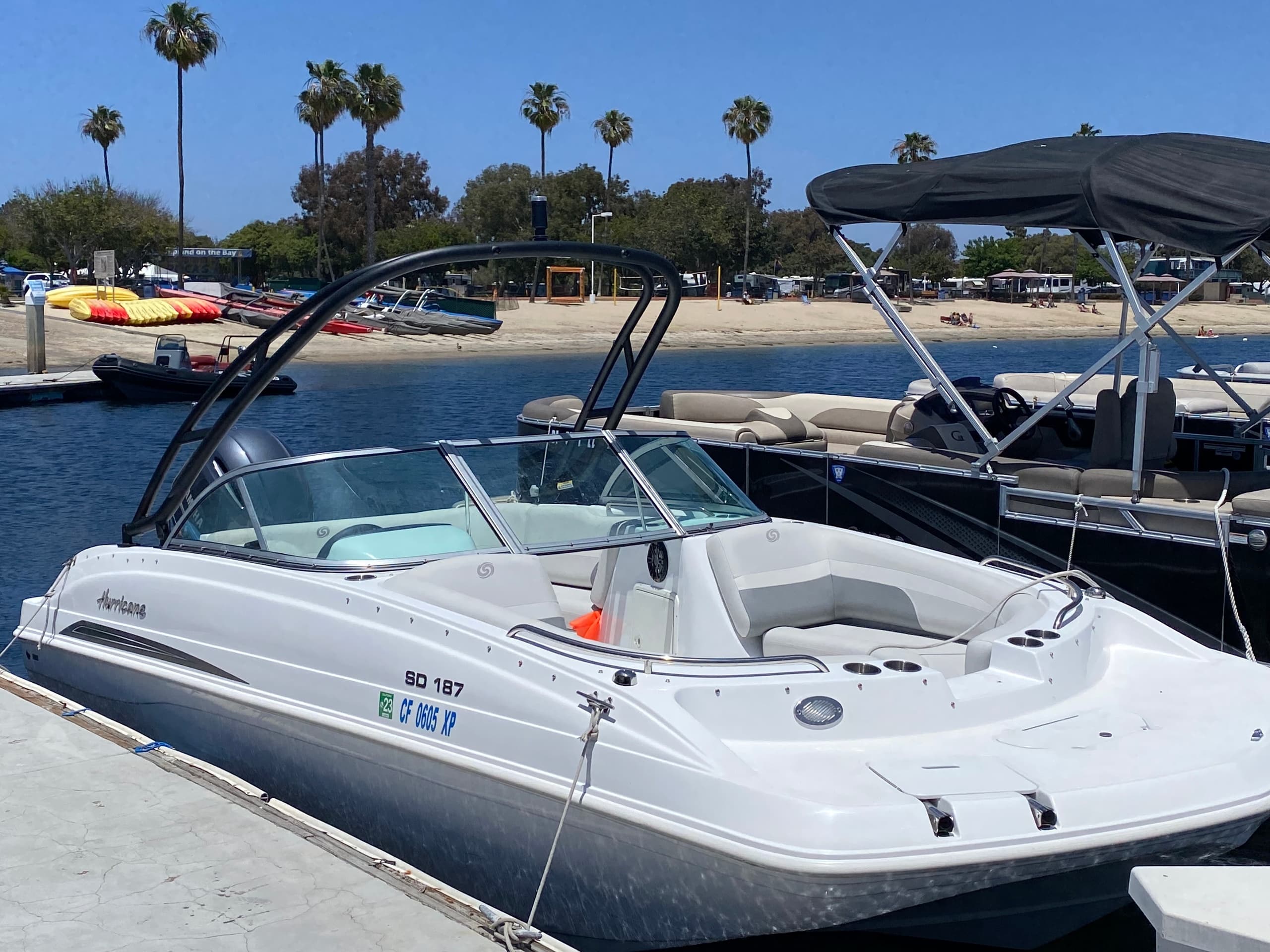 Thrilling 19ft Outboard Ski Boat Rental in San Diego