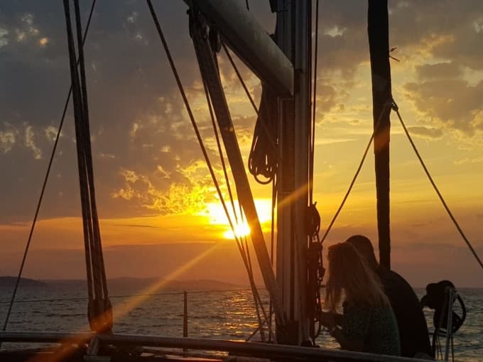 Water Activities: Romantic Sunset Sailboat Adventure in Zadar