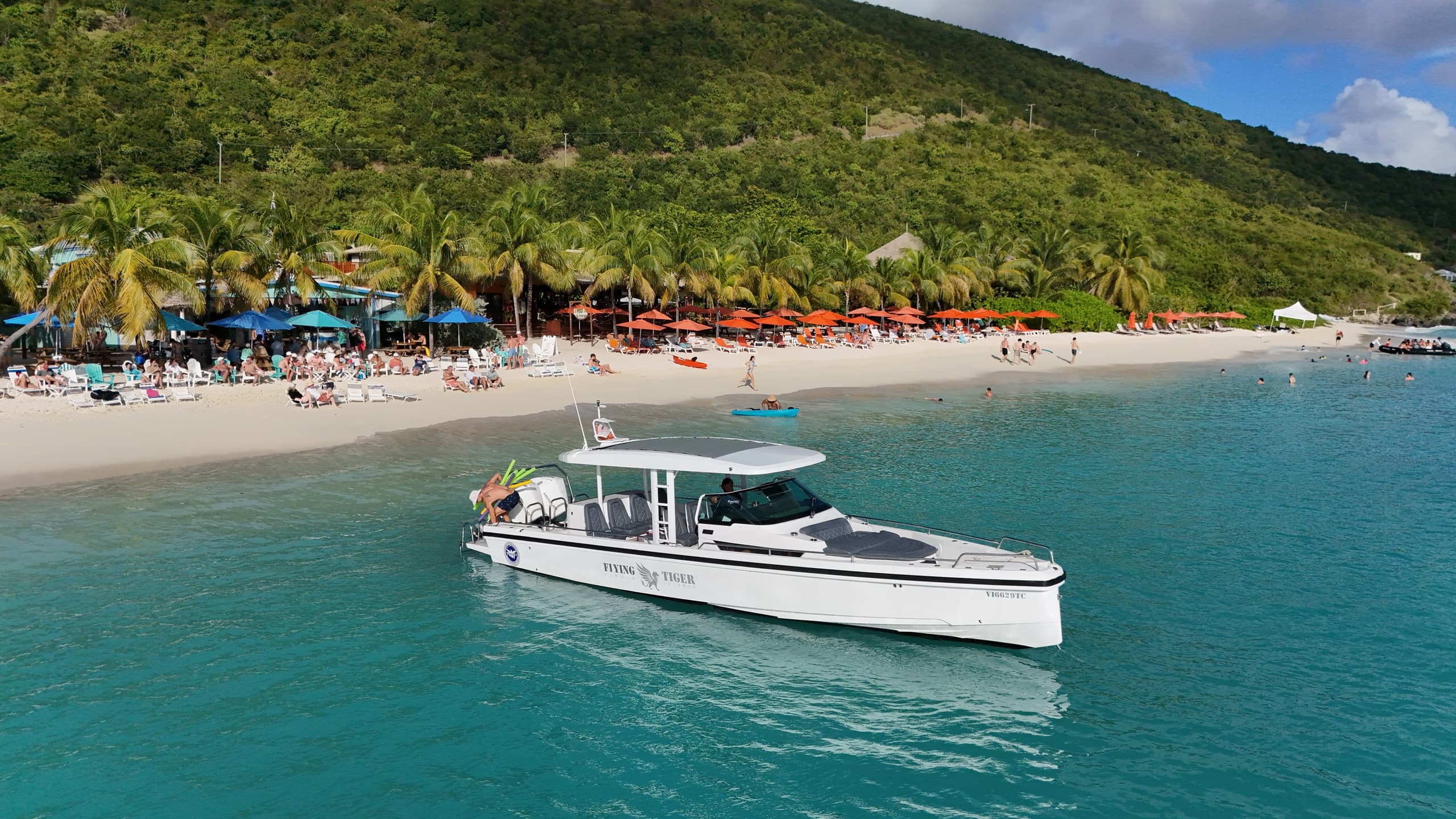 Private Jost Van Dyke Charter: Soggy Dollar, Foxy's, Sandy Spit & Bubbly Pool photo 1