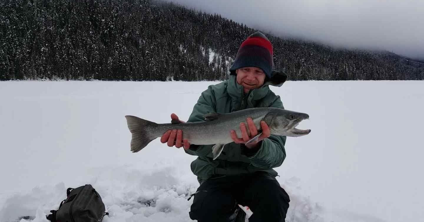 Ice Fishing Adventure at Pemberton Fish Finder in British Columbia