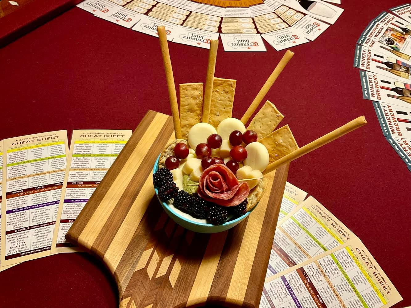 Food & Drink at Little Washington Winery’s Nosh Board Experience