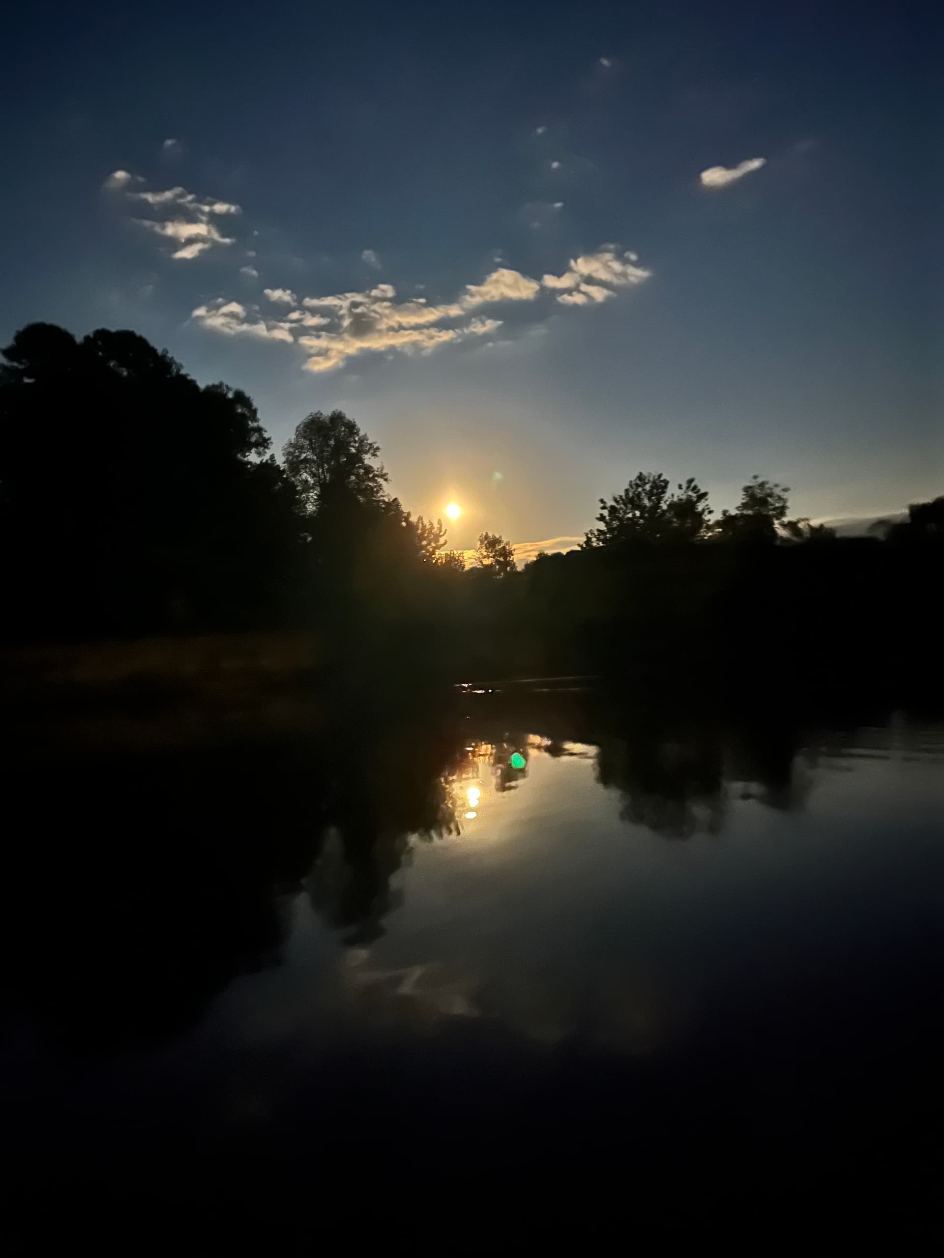 Moonlit Glow Kayak on the Pacolet River — Full Moon Firelight Float