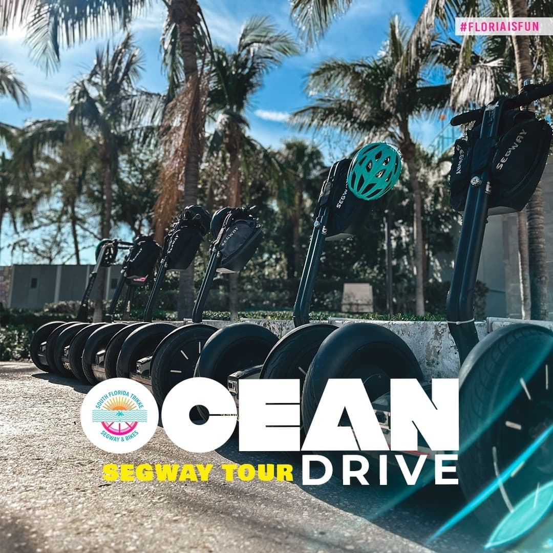 Glide Through Miami Beach: Ocean Drive Segway Tour Adventure
