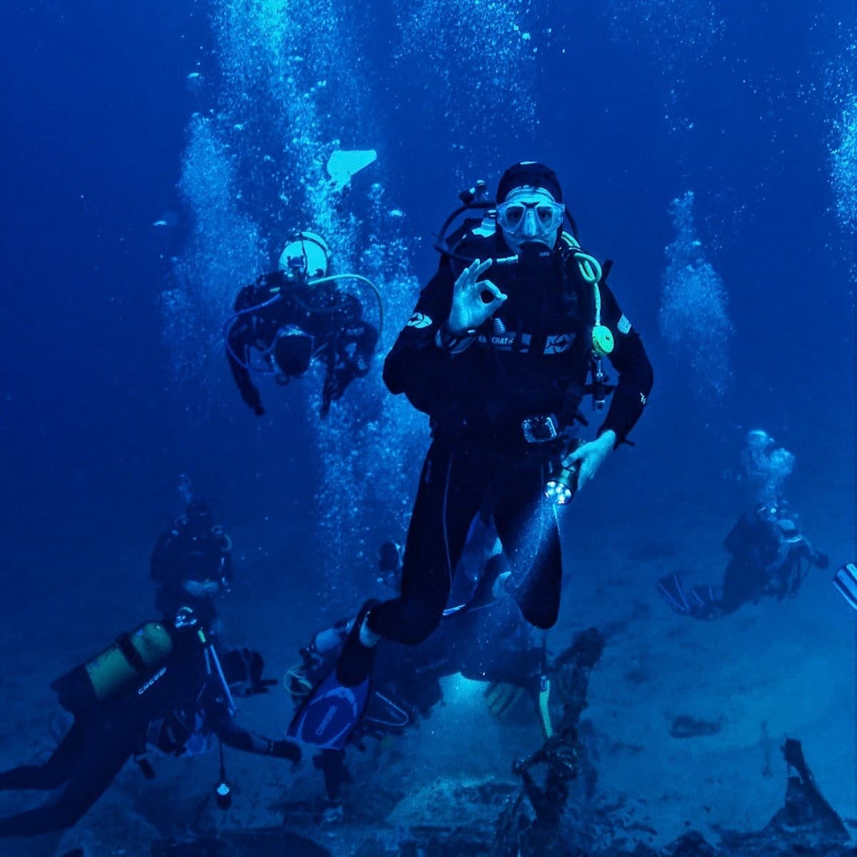 Shore Dives in Milos — Shipwreck Africa & Mitakas Cave for Certified Divers