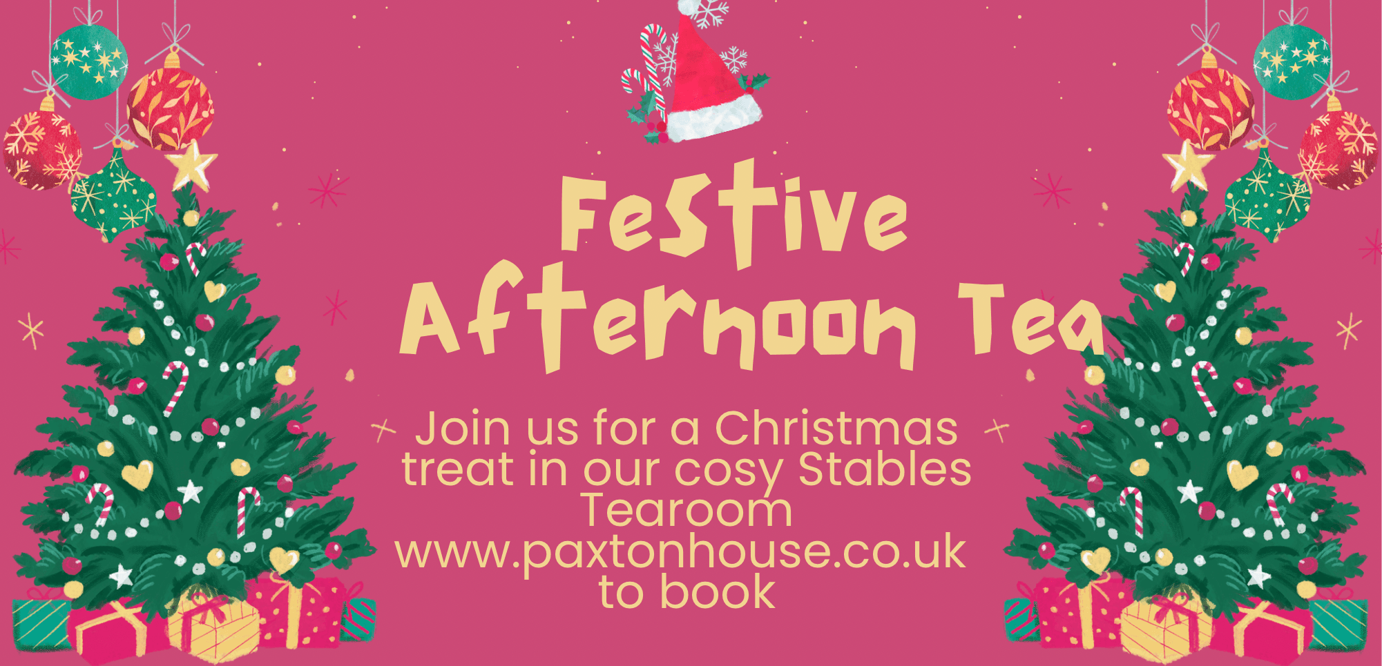 Celebrate the Season with Festive Afternoon Tea at Paxton House Stables Tearoom
