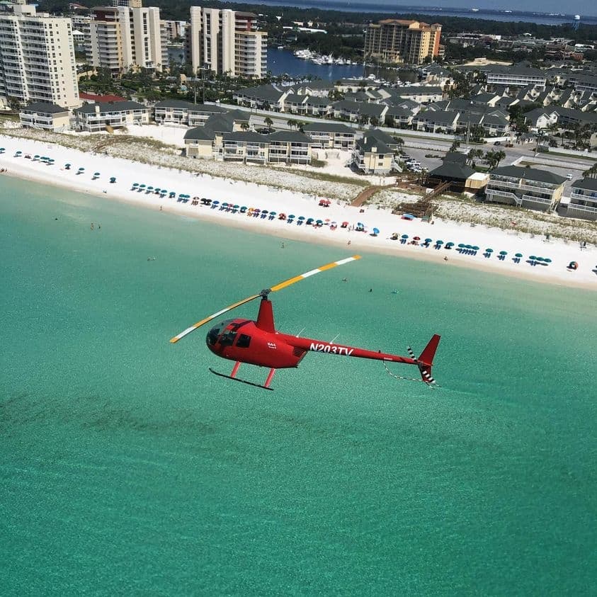 Helicopter Tours Over Destin with Destin Helicopters