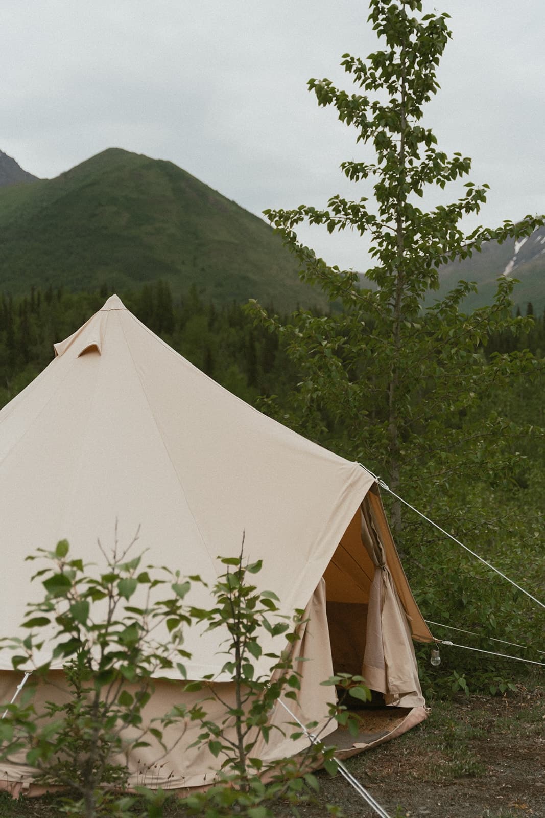 Bell Tent Glamping Adventure in Anchorage, Alaska